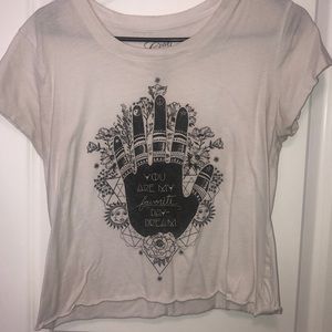 Short sleeve crop top